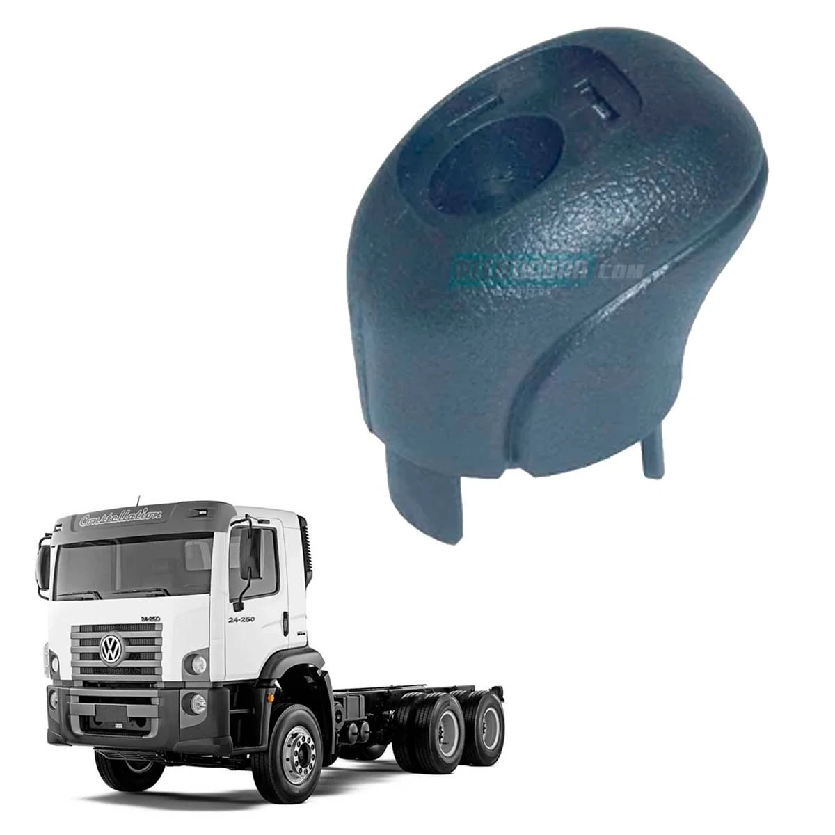 MANOPLA ALAVANCA MUDANCA PRETO VW CONSTELLATION 17250E 25250E 13180E 15180 (2R27