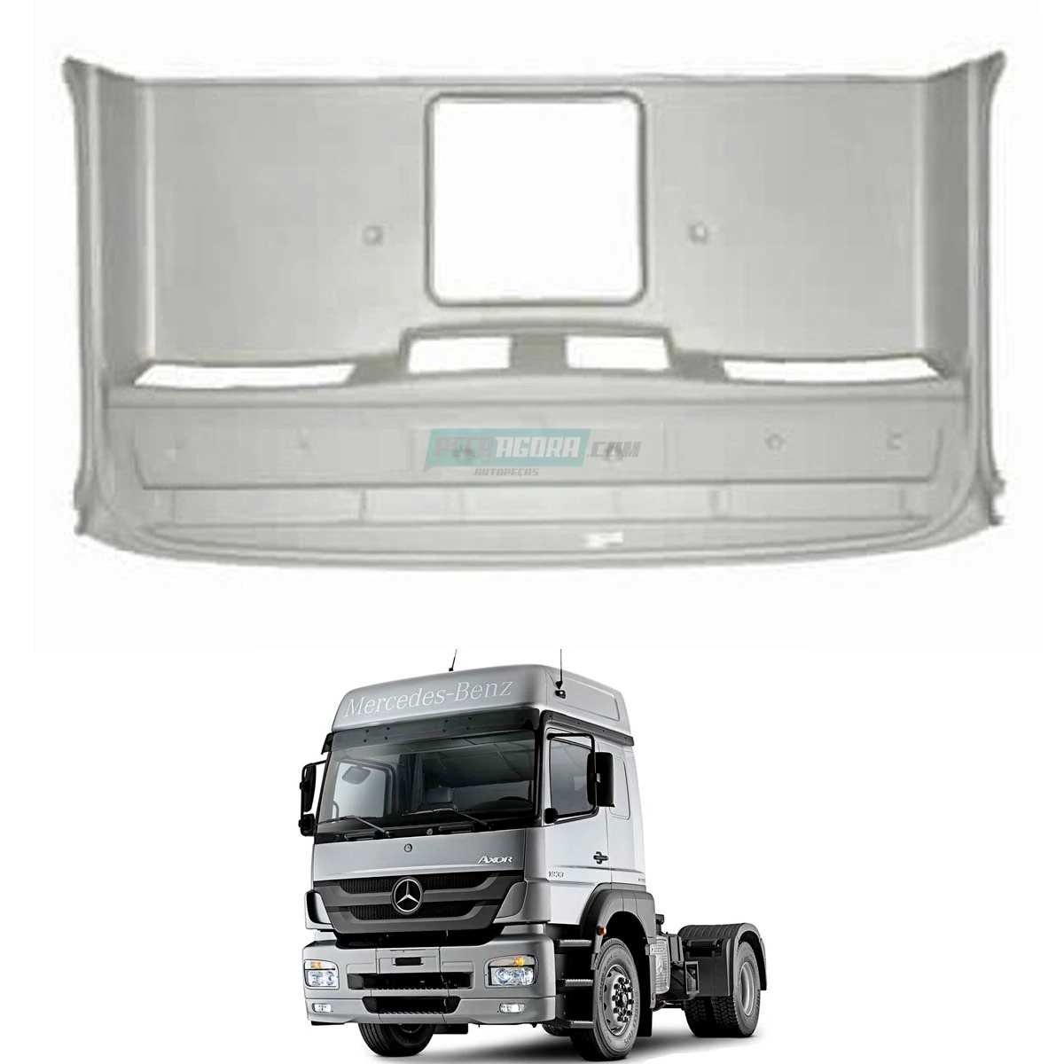 FORRO TETO DIANTEIRO MB AXOR 1933 2533 2625 2628 2831 ATEGO 1315 1418 1518 1718 