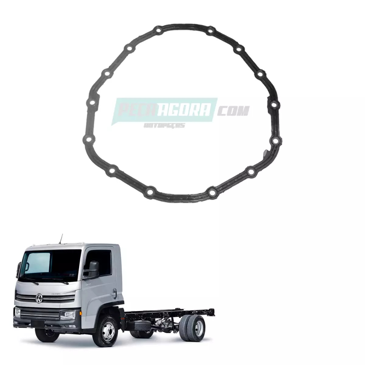 JUNTA TAMPA DIFERENCIAL VW 8.9 10.5 VW ​VOLKSWAGEN CAMINHAO 6160 ANO 2018 DIAN