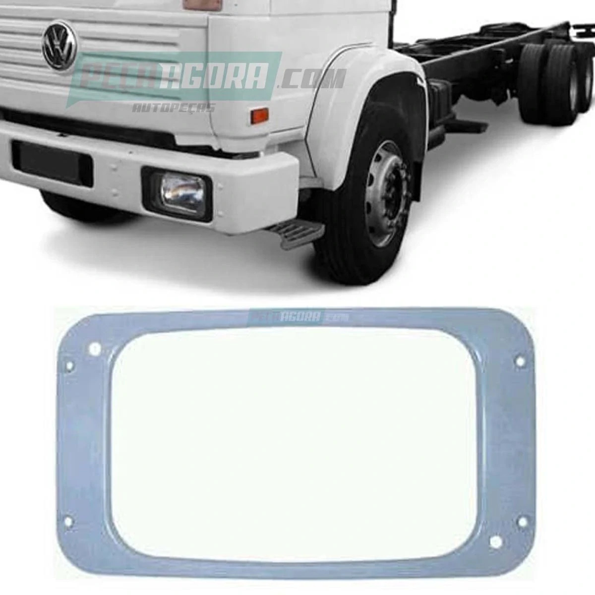 MOLDURA FAROL DIR VW 12140 14170BT 14150 14200 14220 16170 16200 16220 16300 242