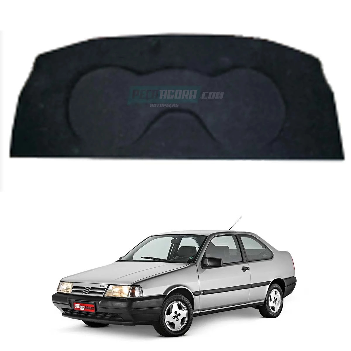 TAMPA PORTA MALA TEMPRA PRETO (M308057)