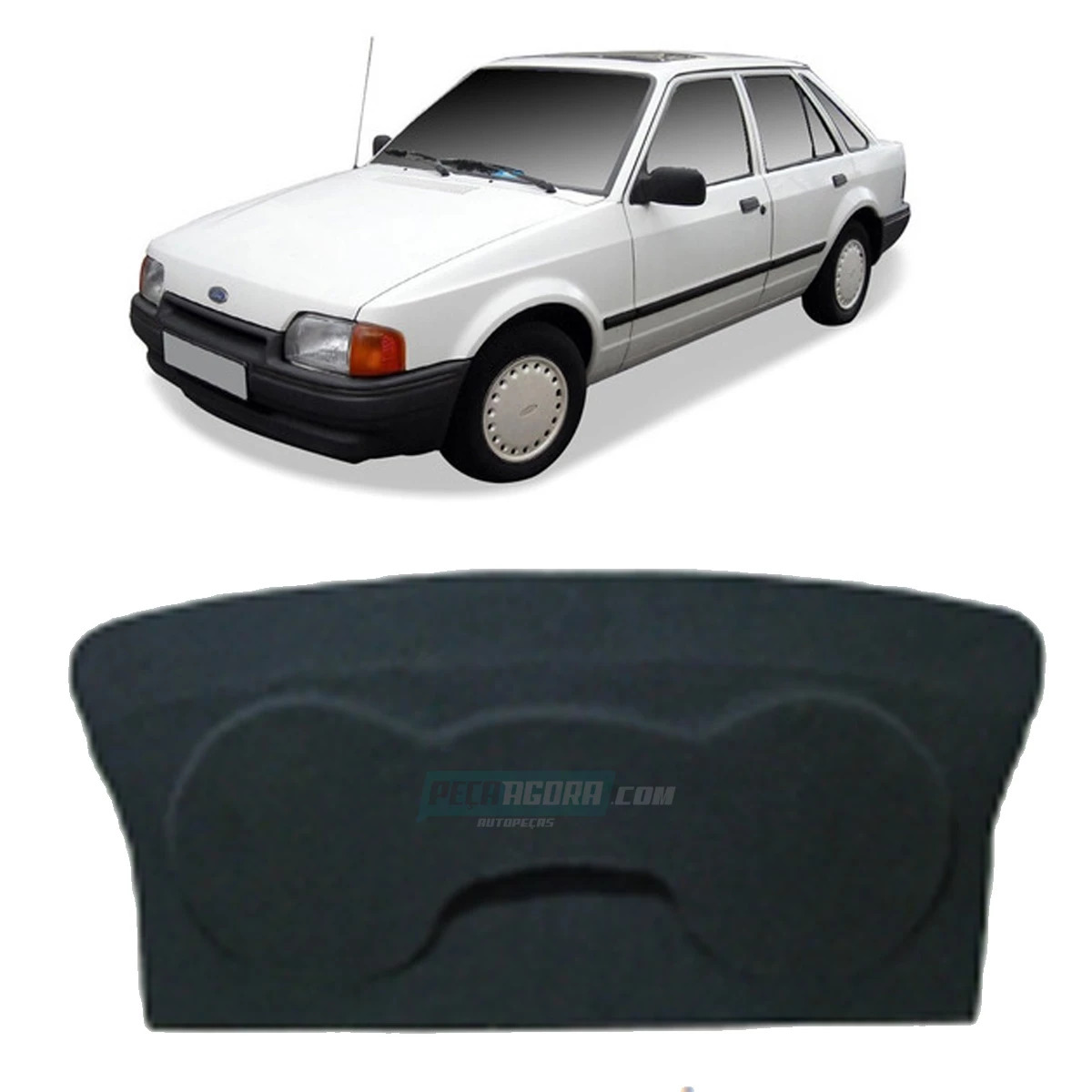 TAMPA PORTA MALA ESCORT 87 A 94 PRETO (M308028)