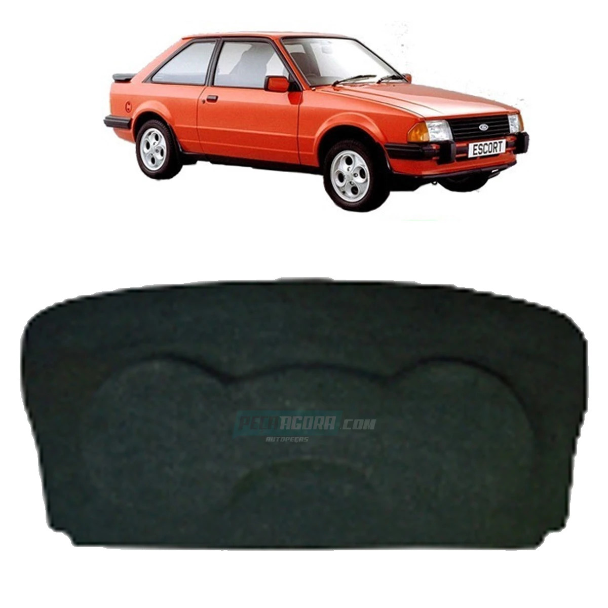 TAMPA PORTA MALA BAGAGITO ESCORT ATE 86 GRAFITE (M308027)