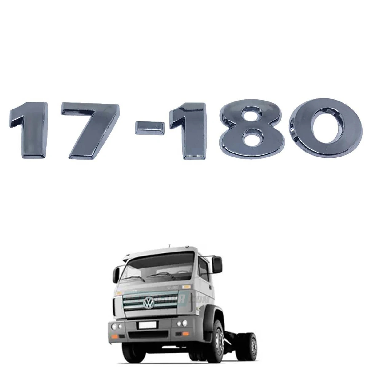 EMBLEMA 17-180 CROMADO VW WORKER VOLKSWAGEN 2012 EM DIANTE (MODEMBL17180)