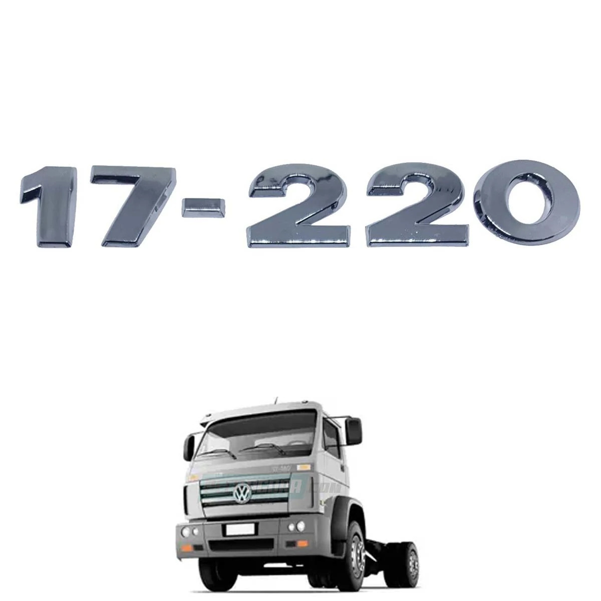 EMBLEMA 17-220 CROMADO VW WORKER VOLKSWAGEN 2012 EM DIANTE (MODEMBL17220)