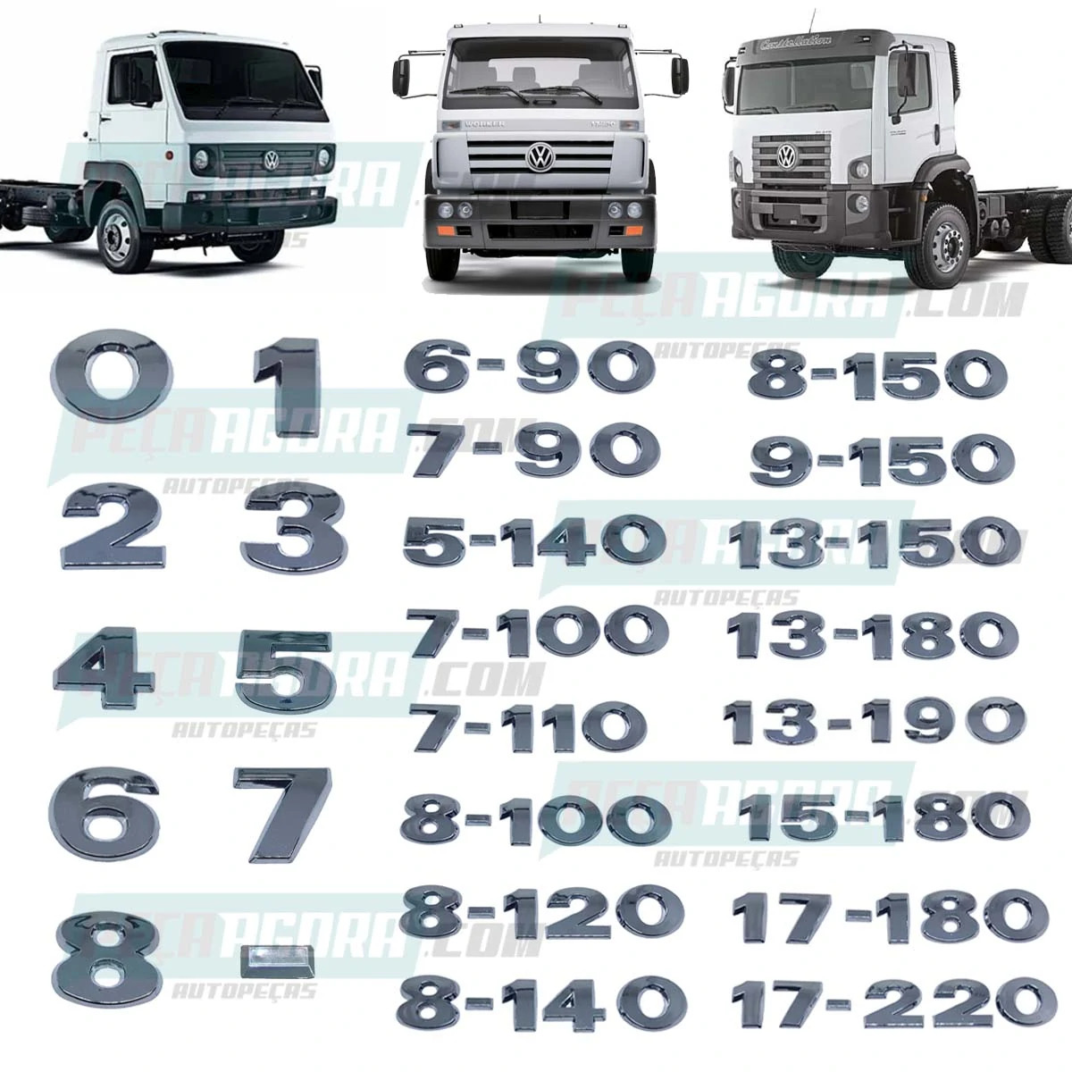 EMBLEMA 25-320 CROMADO VW VOLKSWAGEN 2012 EM DIANTE (MODEMBL25320)