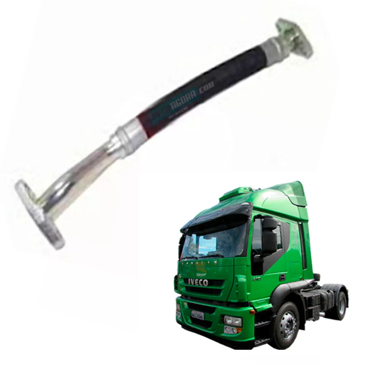 TUBO RETORNO OLEO TURBINA PARA IVECO STRALIS TRAKKER MODELOS 380 400 410 420 440