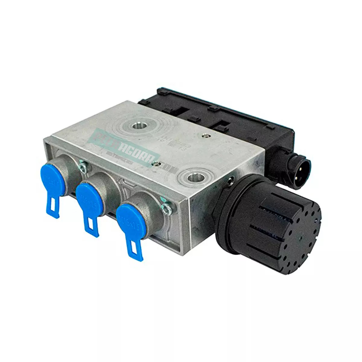 VALVULA NIVELADORA SUSPENSAO B7R B10M PORTICOS 16 X 1,5 MM 24 VOLTS (3944717)