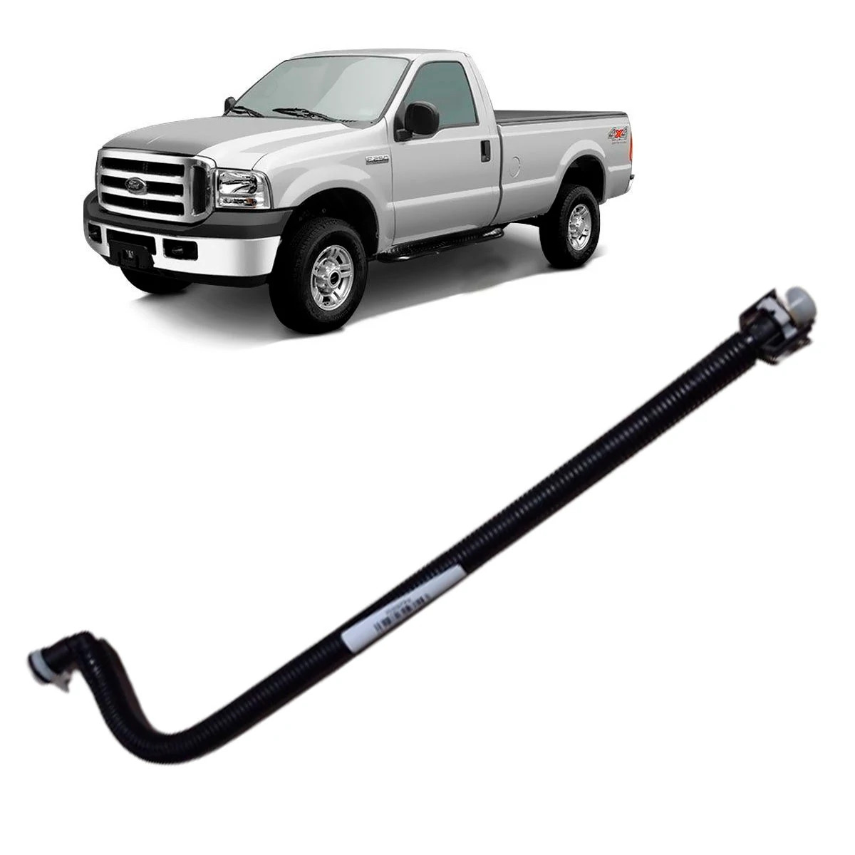 TUBO BOMBA DAGUA INJETOR ESCAPAMENTO UREIA F350 SIMPLES (EC355L214CA)