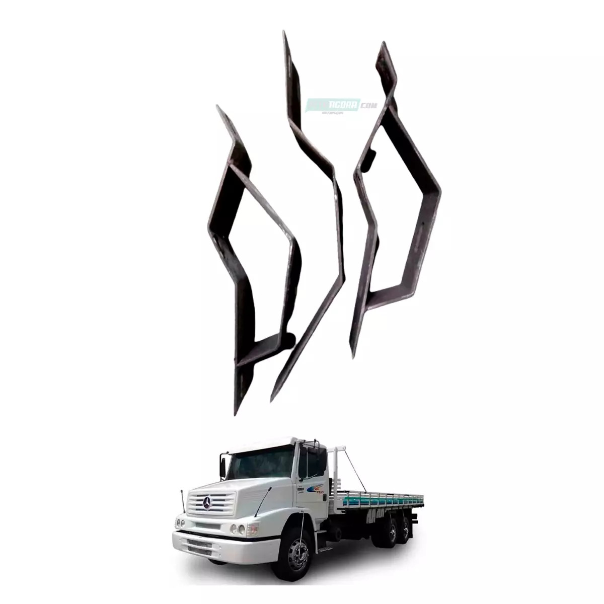 SUPORTE TAPA SOL MB BICUDO 1618 FURAR CABINE (Q701)