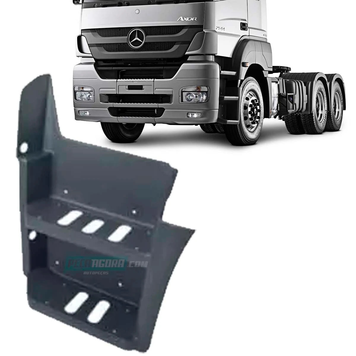 ESTRIBO ESQUERDO MB AXOR 2035 2040 2044 2540 2544 2640 2644 - 2014... FIBRA INJE