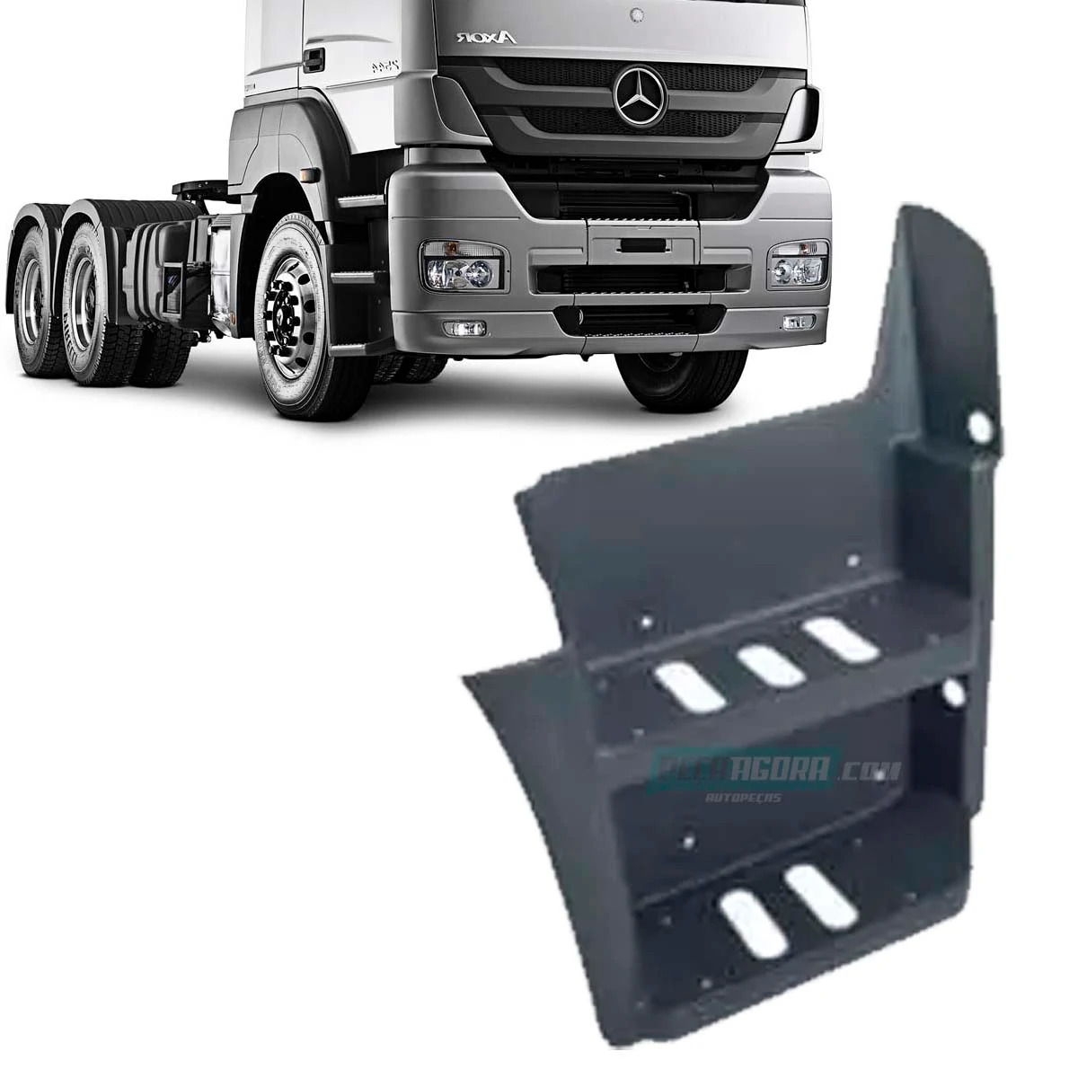 ESTRIBO DIREITO MB AXOR 2035 2040 2044 2540 2544 2640 2644 - 2014... FIBRA INJET