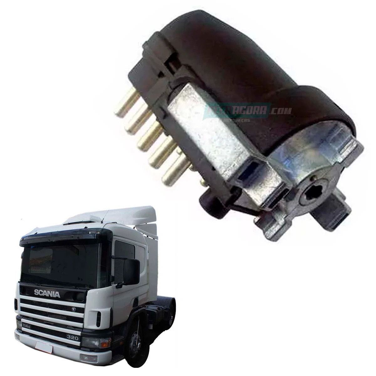 COMUTADOR DE PARTIDA IGNICAO PARA SCANIA 114 124 99 2000 2001 2002 2003 2004 200