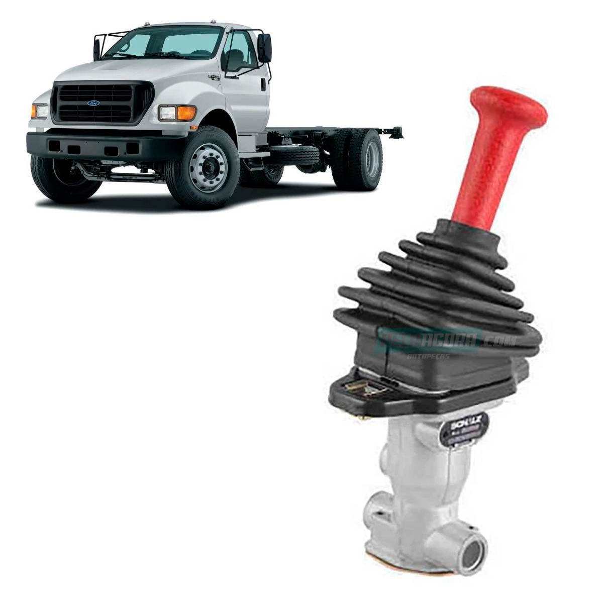 VALVULA DE FREIO ESTACIONARIO FORD F12000 F14000 F16000 1998 A 2005 PITBULL (XC3