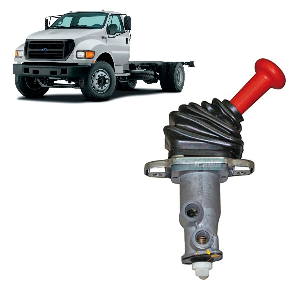 VALVULA DE FREIO ESTACIONARIO FORD F12000 F14000 F16000 1998 A 2005 PITBULL (XC3