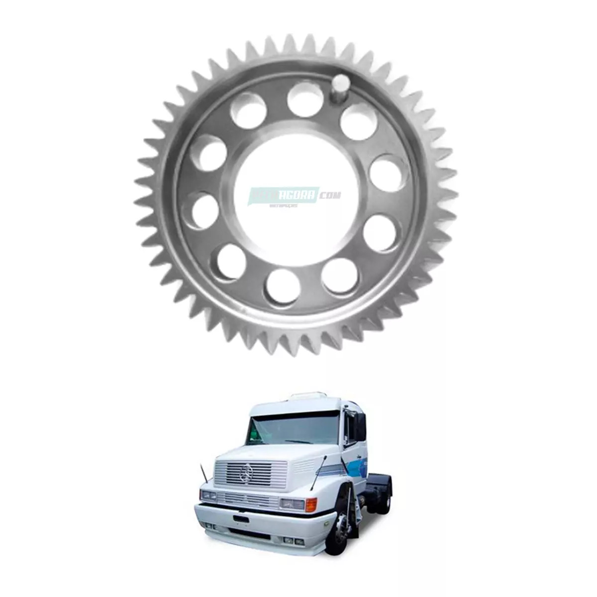 ENGRENAGEM VIRABREQUIM STD 46 DENTES OM457 MERCEDES BENZ CAMINHAO 1938 1944S 263