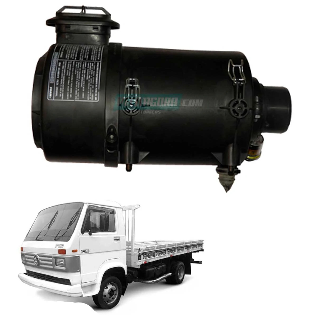 FILTRO DE AR L80 VW CAMINHOES LEVES VOLKSWAGEN (2TA129607)