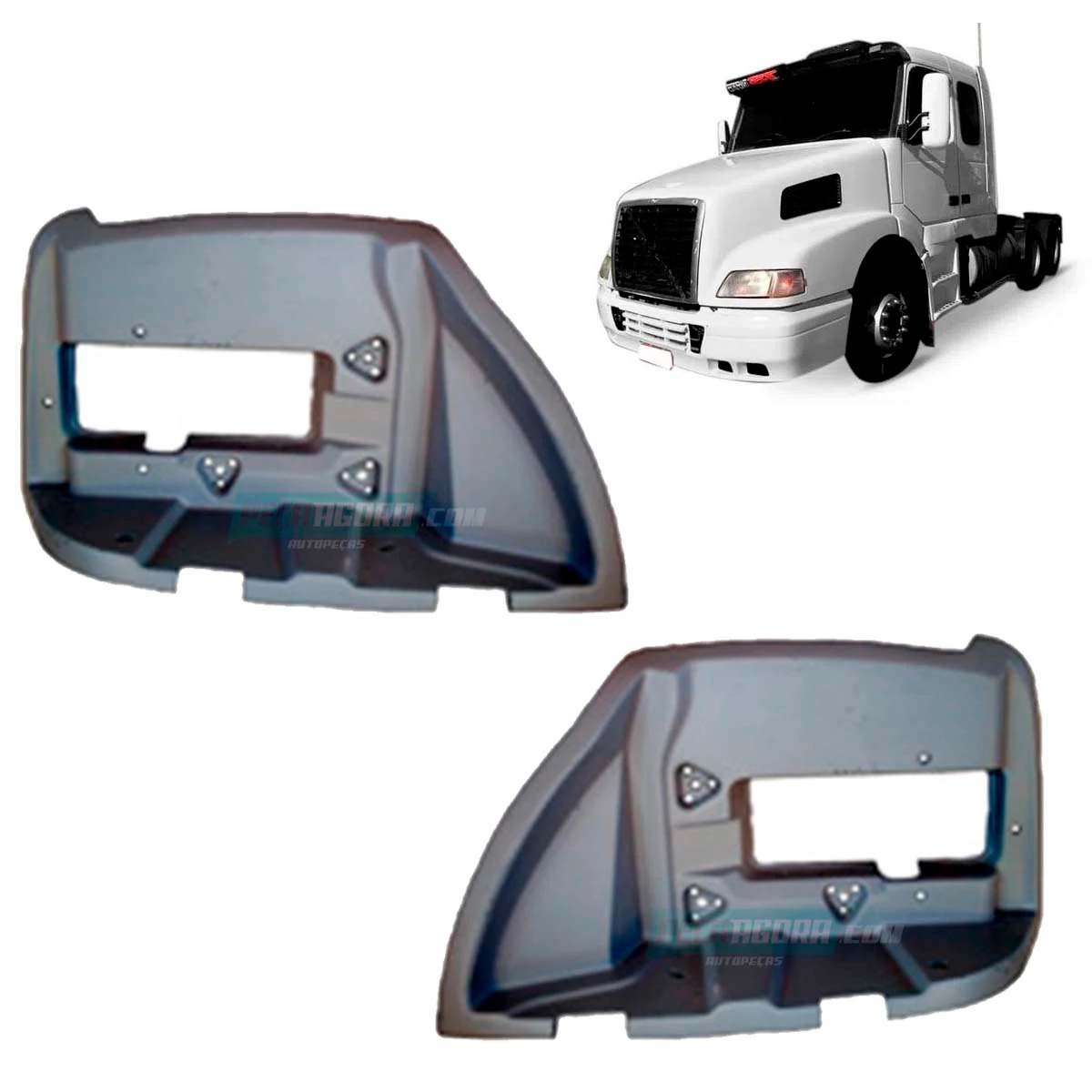 PAR BOJO FAROL DIR ESQ VOLVO NH FIBRA (K.Q138-Q139)