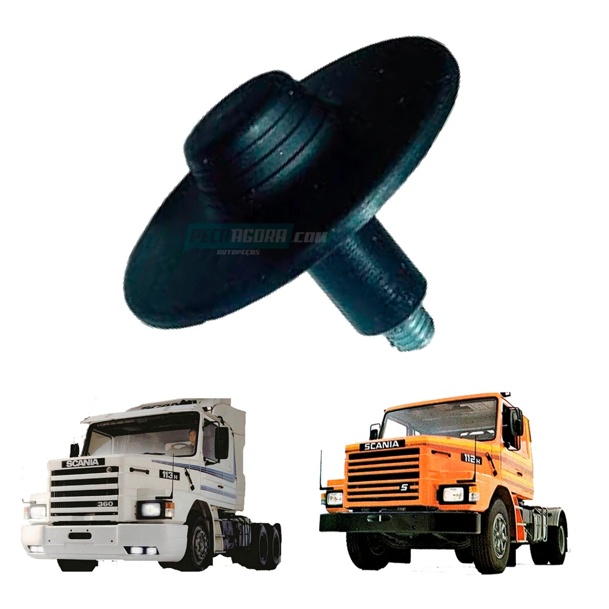 BOTAO TRAVA PORTA PARA SCANIA 112 113 (296129.)