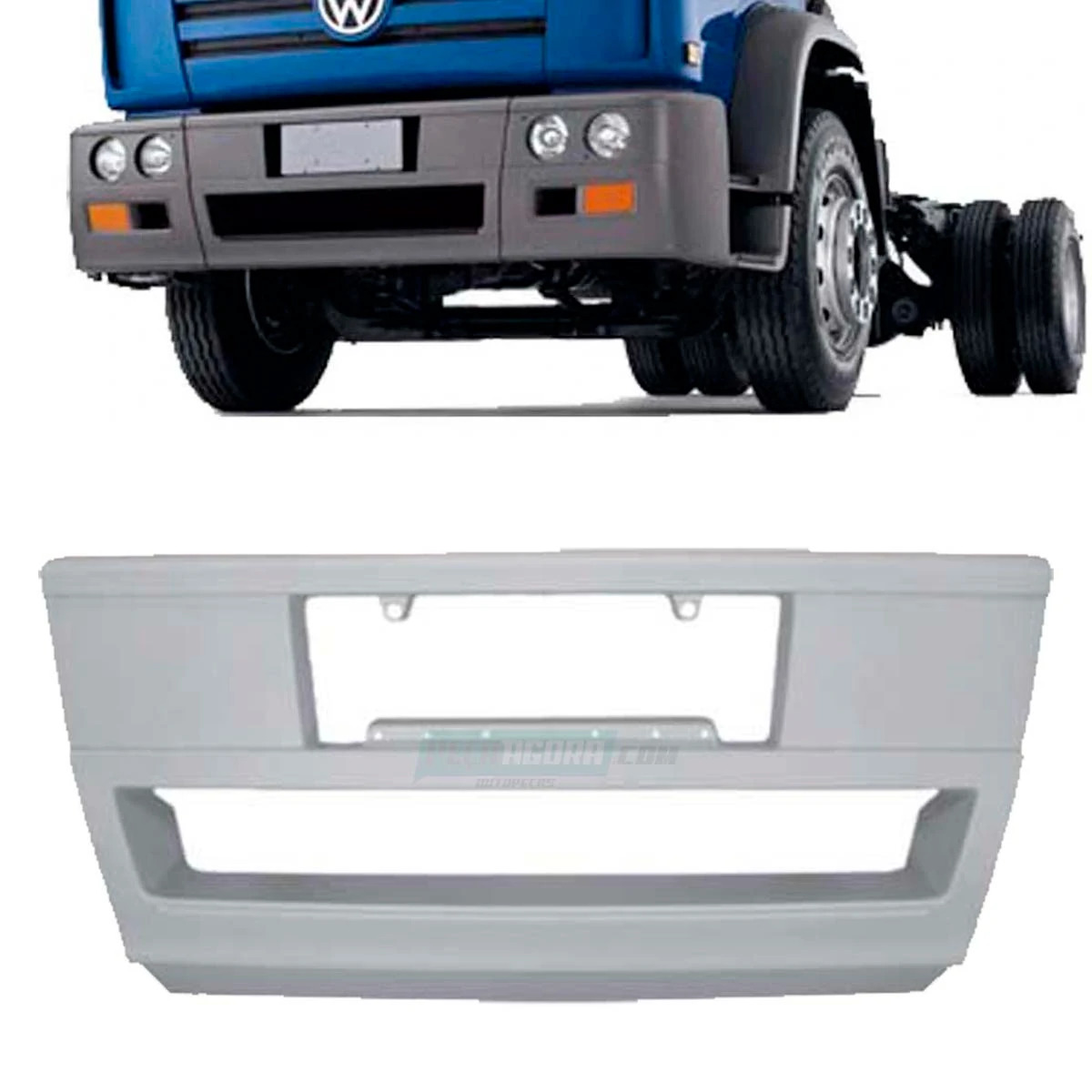 PARACHOQUE CENTRAL COM SPOILER VW WORKER 17300 13150 13170 13180 15170 15180 172