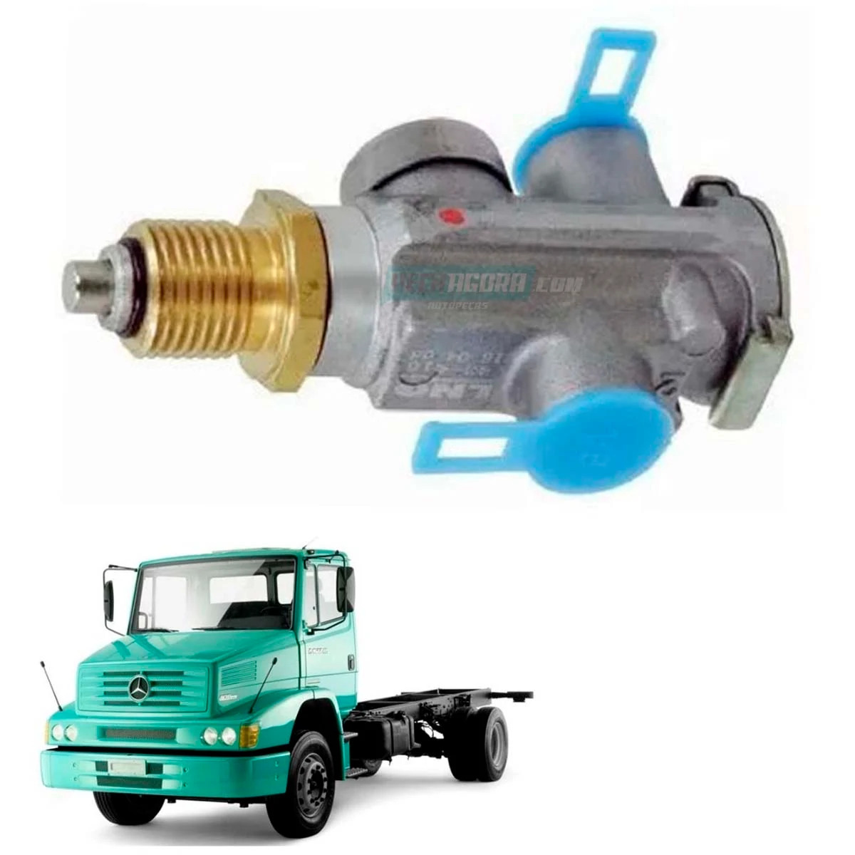 VALVULA CAIXA CAMBIO MB 1728 2423 L1622 L1624 2003 EM DIANTE (0022604657,-L43416