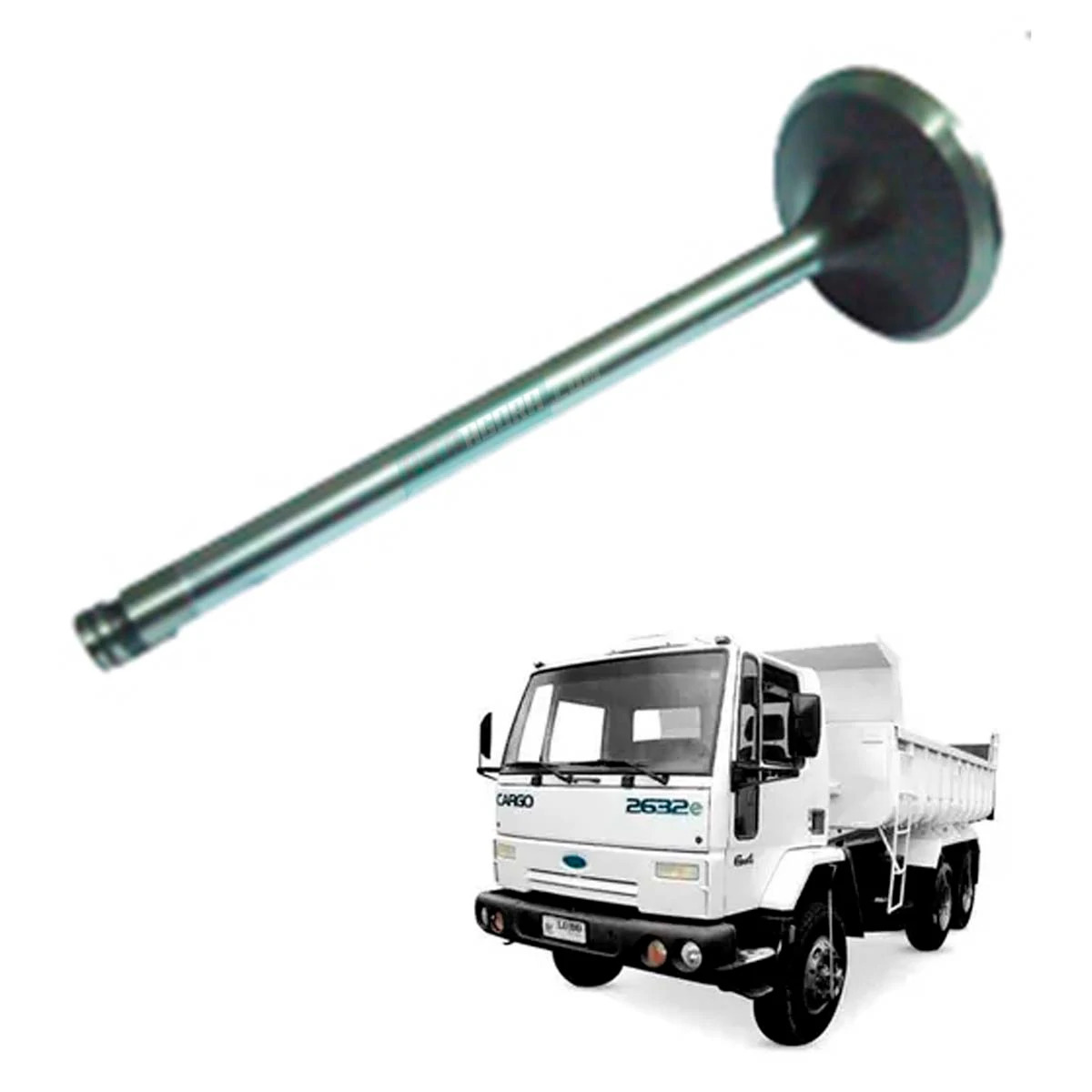 VALVULA ESCAPE MOTOR CUMMINS ISC 8.3 FORD CARGO 4532E 2632E 2932E 5032E 4432E VW