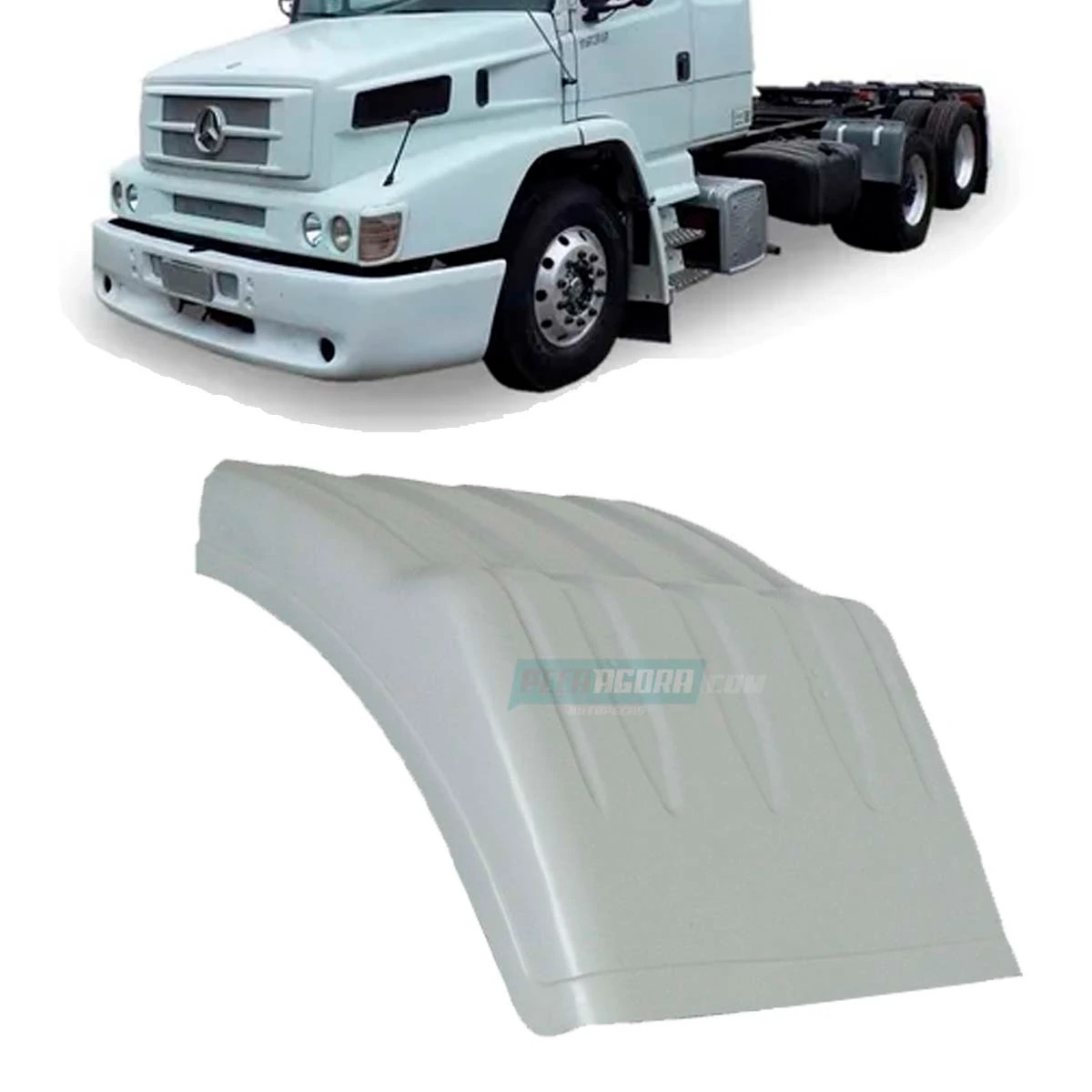 MEIO PARALAMA DIANTEIRO MB 1938 CINZA MERCEDES BENZ (ZAP602)