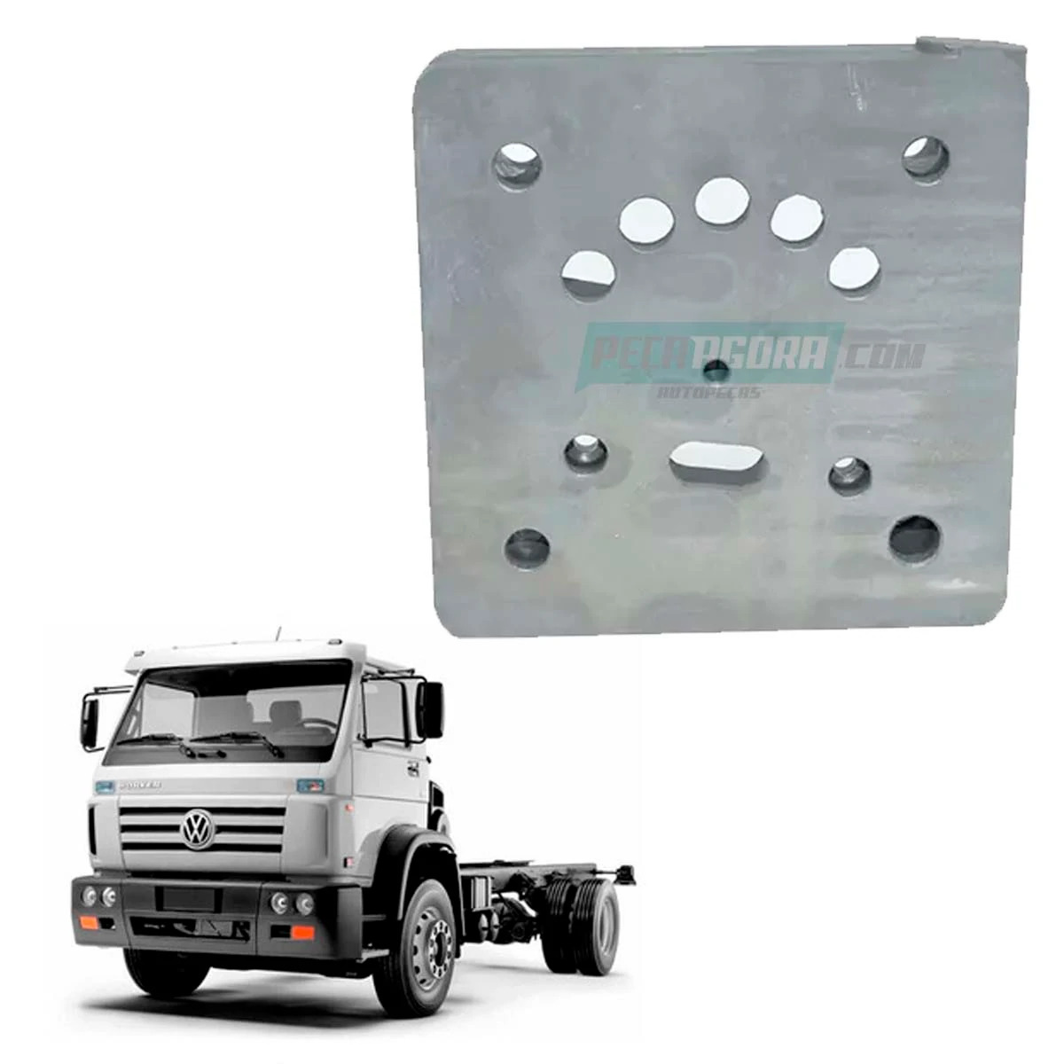 CABECOTE COMPRESSOR AR INFERIOR MOTOR CUMMINS 85MM VW 13190 15190 13170 15170 17