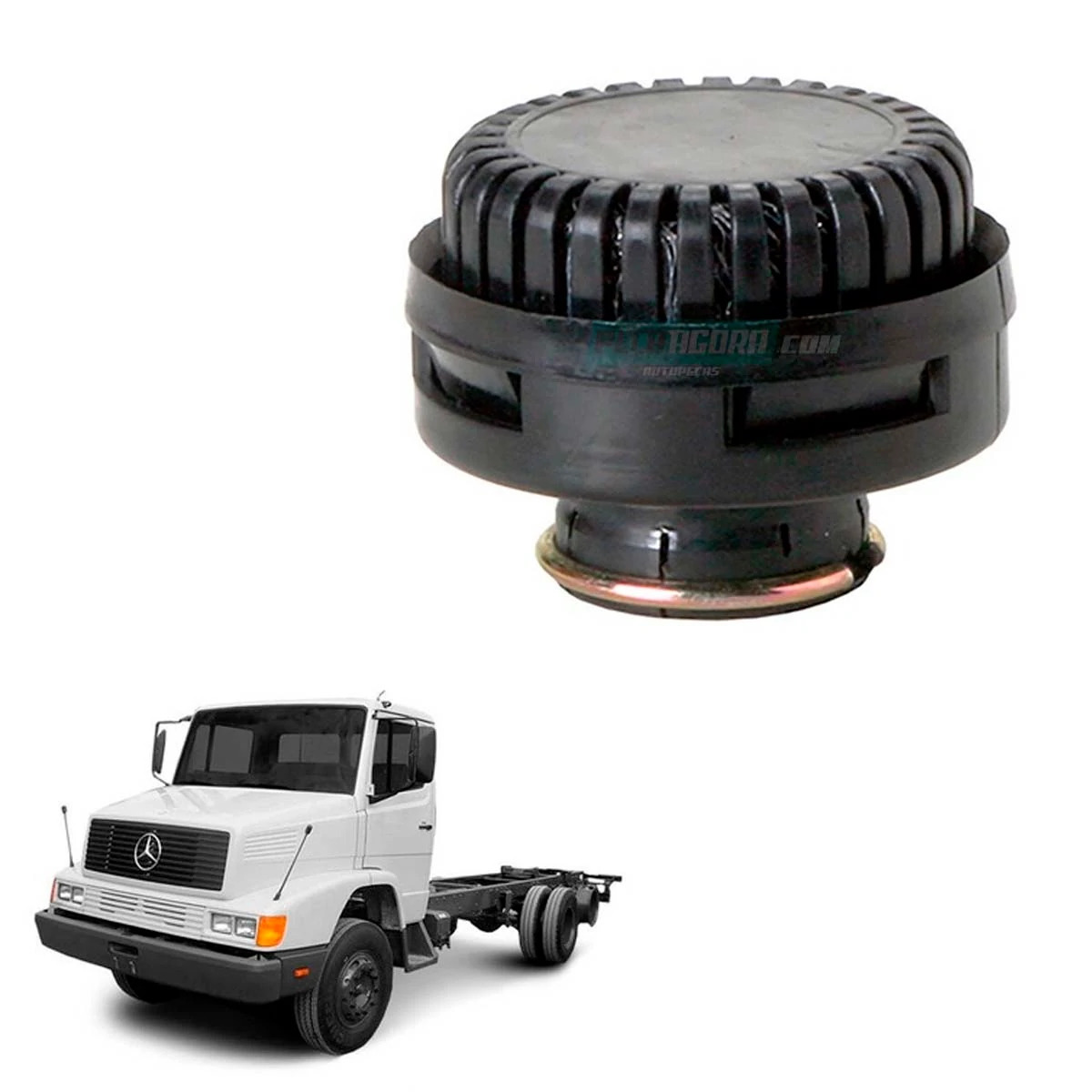 SILENCIOSO DA VALVULA APU MB L1218 1418 2638 LK LS MERCEDES BENZ (0004302070-)