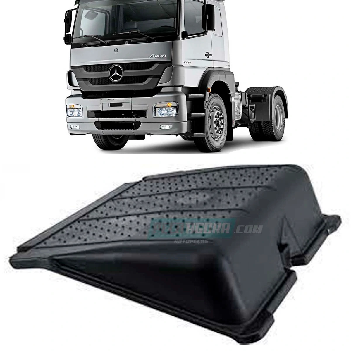 TAMPA CAIXA DE BATERIA MB AXOR 1933S 2533 2625 2628K 2825 2826 2831 (9415410103)