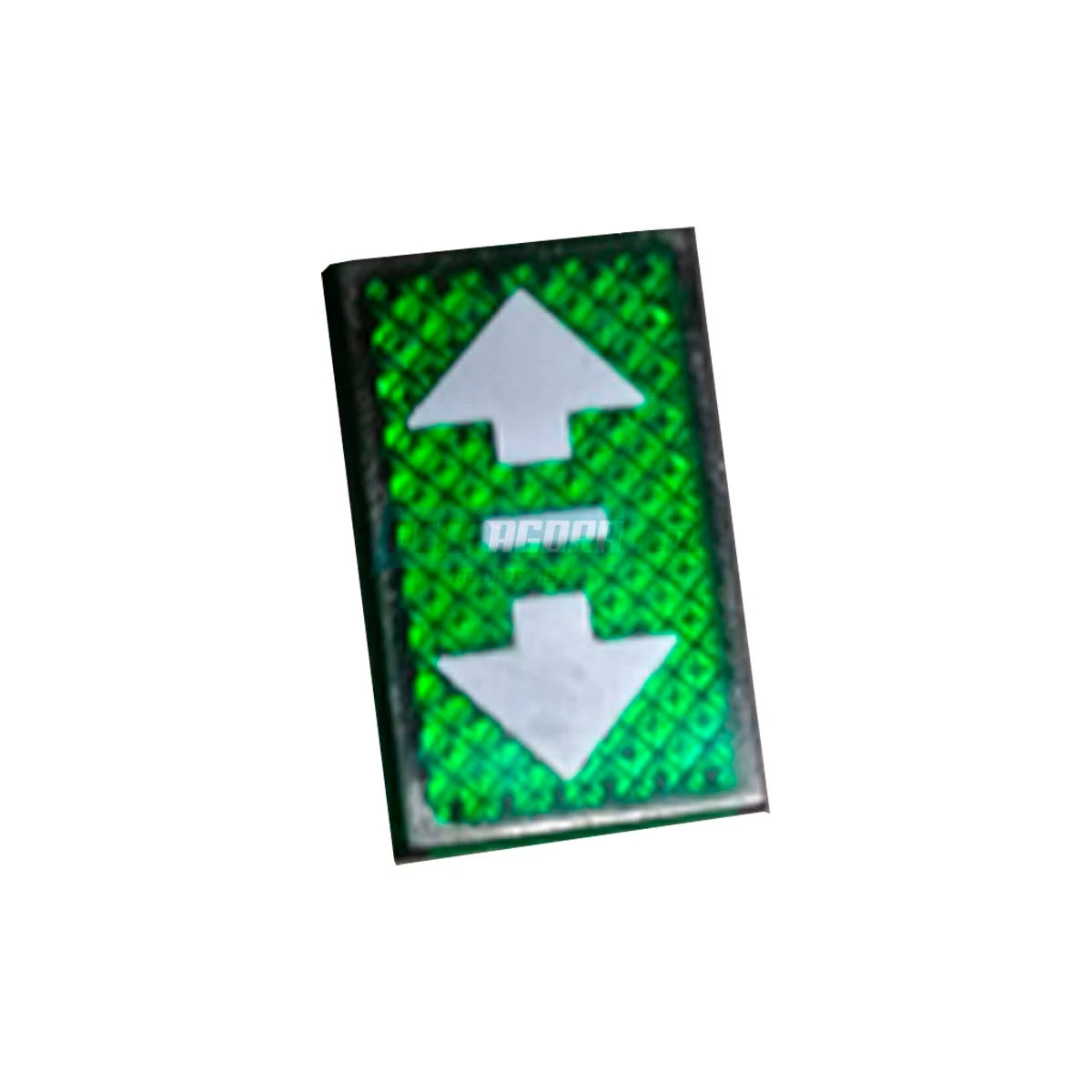 LENTE PAINEL ANTIGO SETA REBOQUE VERDE (248012)