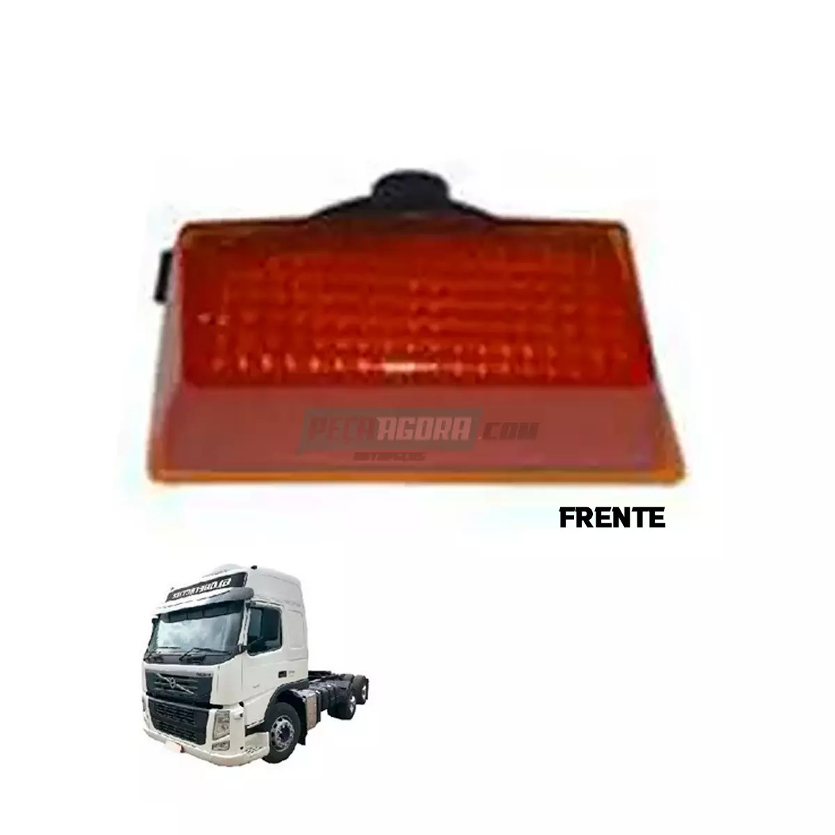 LANTERNA DIANTEIRA PISCA ESQUERDO VOLVO FH 2004.. SEM SOQUETE (20409874-20826211