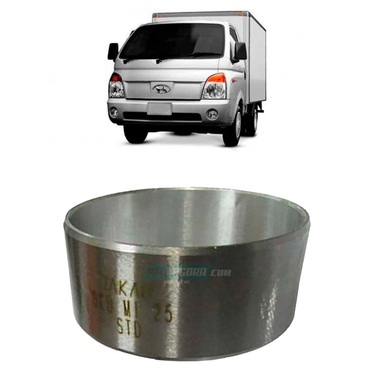 BUCHA EIXO BALAN HYUNDAI HR MOTOR EURO III 2.5L 8V D4BH HR (BEBMI25)