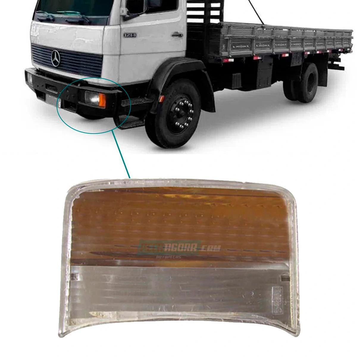 LANTERNA PISCA ESQ CRISTAL MB 1214   (6828207021C)