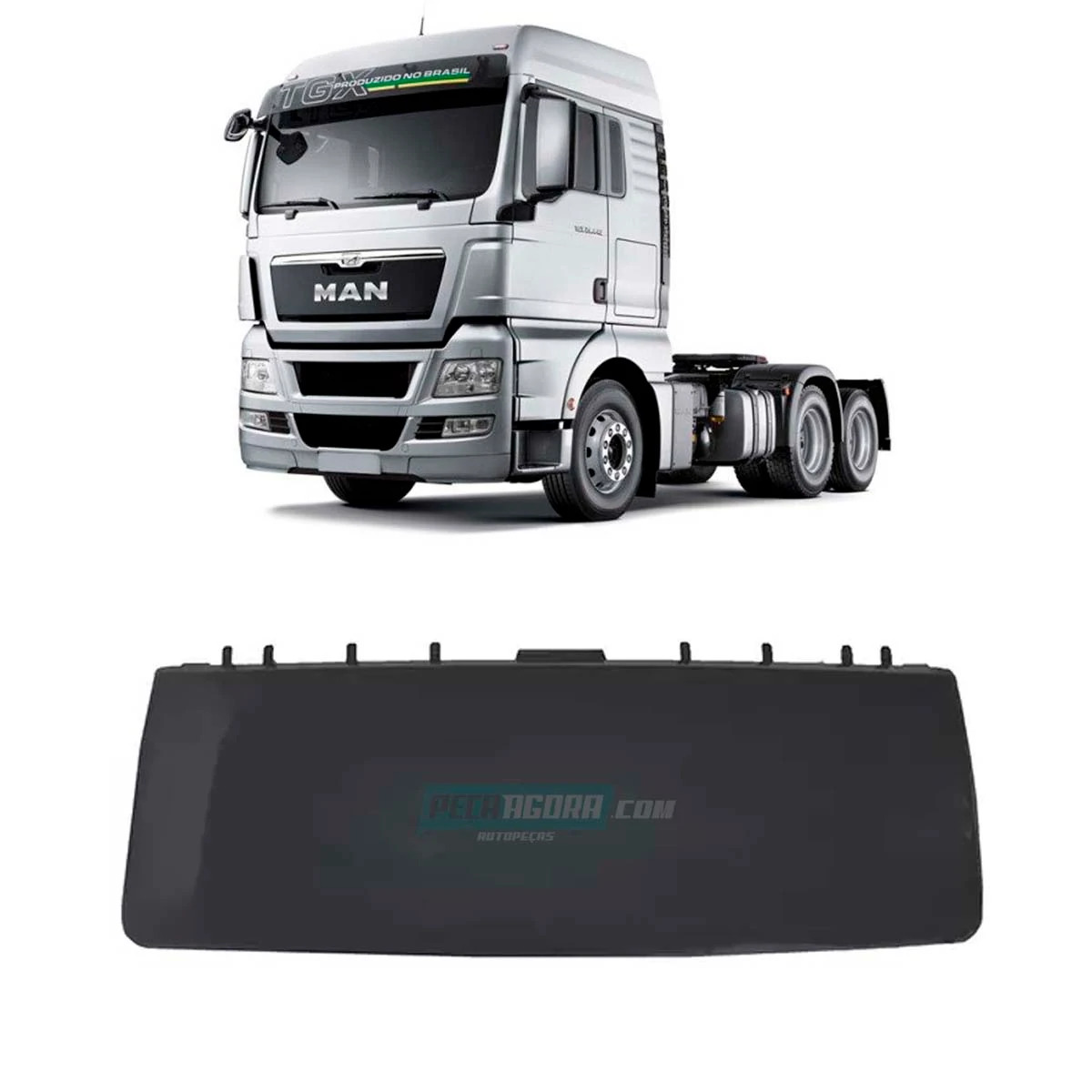 CAPA ESPELHO PRINCIPAL VW MAN TGX / METEOR - SERVE DIREITO OU ESQUERDO (2V585701