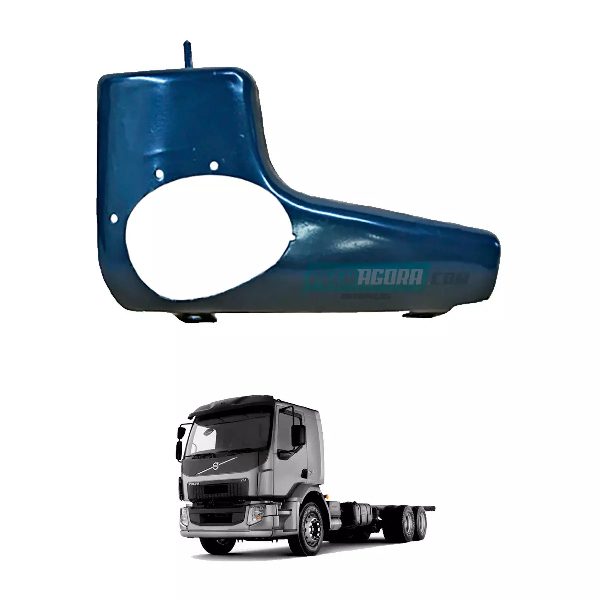 PONTEIRA PARACHOQUE LD FAROL MILHA VOLVO VM 2011 (20977735-IM)