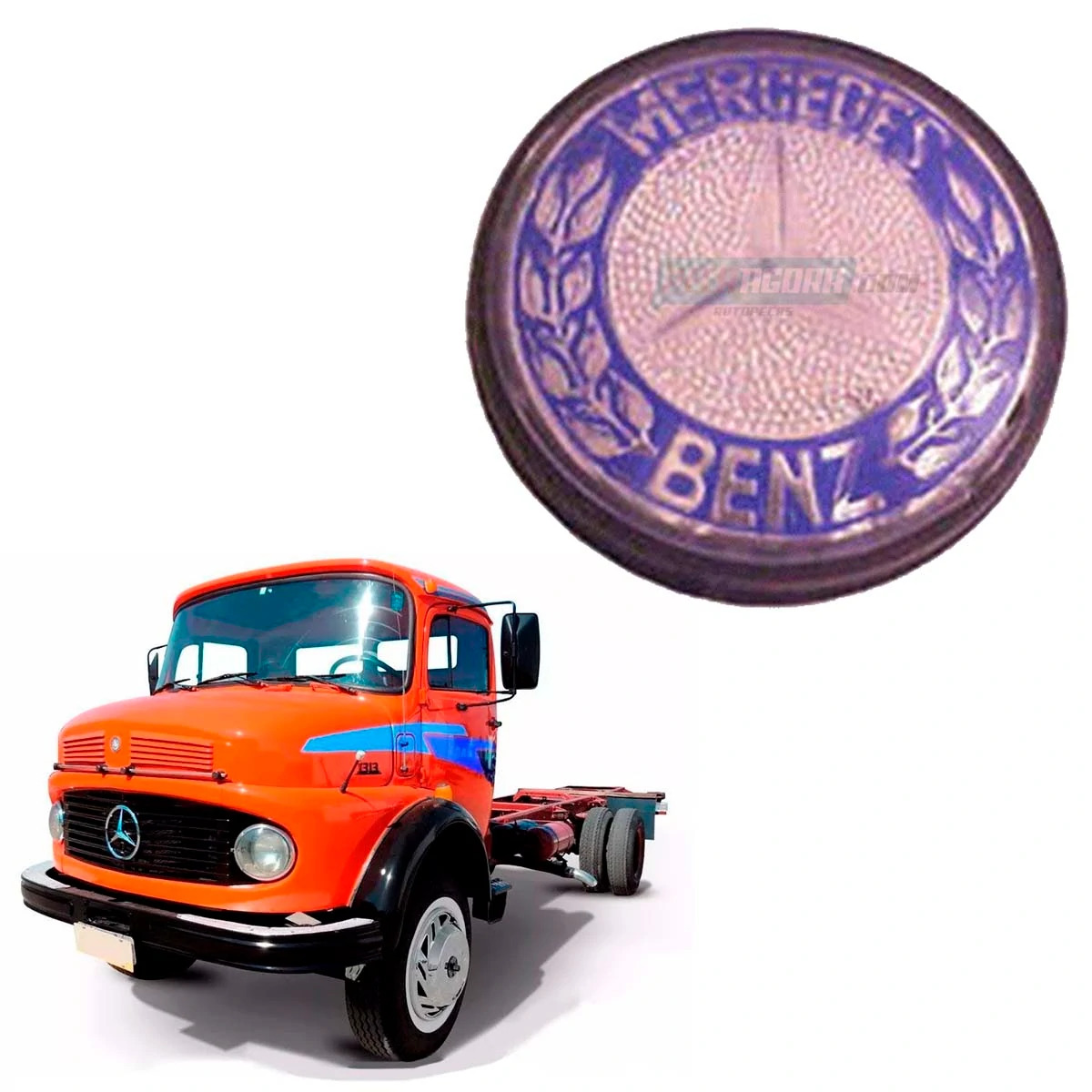 EMBLEMA CAFE 1113 ONDULADO MERCEDES BENZ (3098170016])