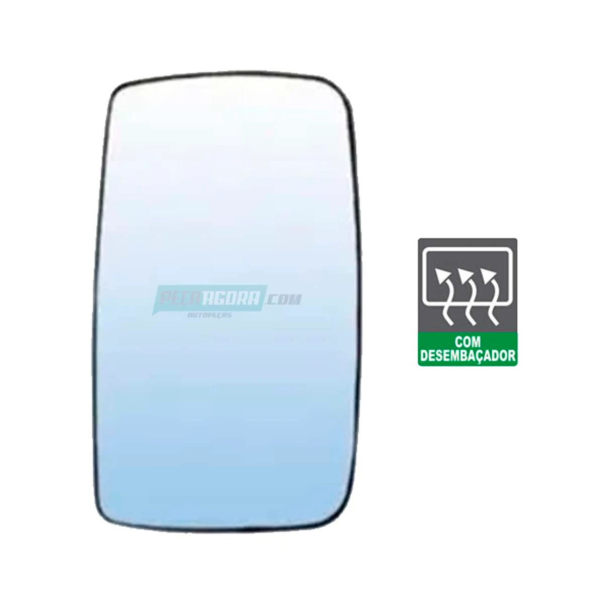VIDRO RETROVISOR VOLVO VM COM DESEMBACADOR (20862795-1834V)