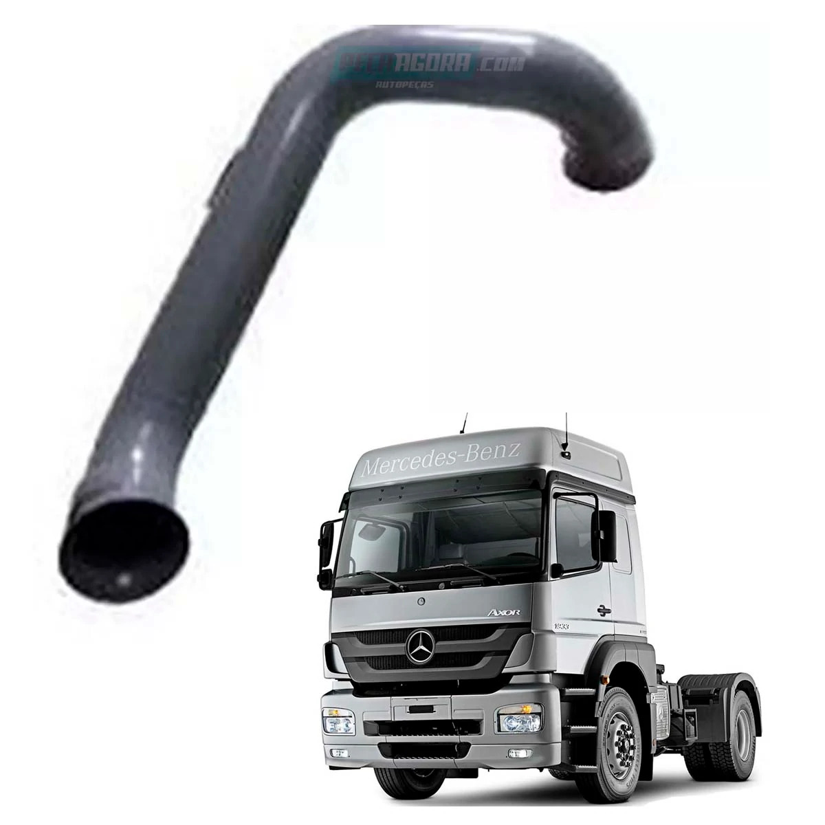 TUBO DIANTEIRO MOTOR MB AXOR 1933S 2533 2625 2825 2826 (9584900119-F3519)