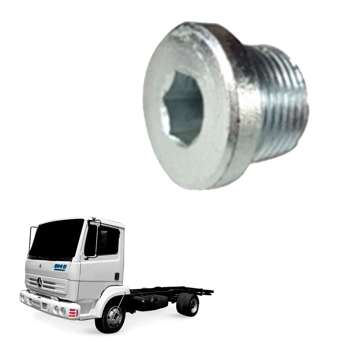 BUJAO CARTER MOTOR ELETRONICO M20X1,5 MB OM904 OM906 1418 ATEGO 1215C 712C 914C 