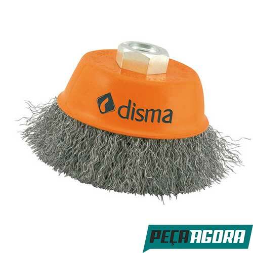 ESCOVA DE ACO DISMA TIPO COPO 4'' ONDULADA (13608CC)