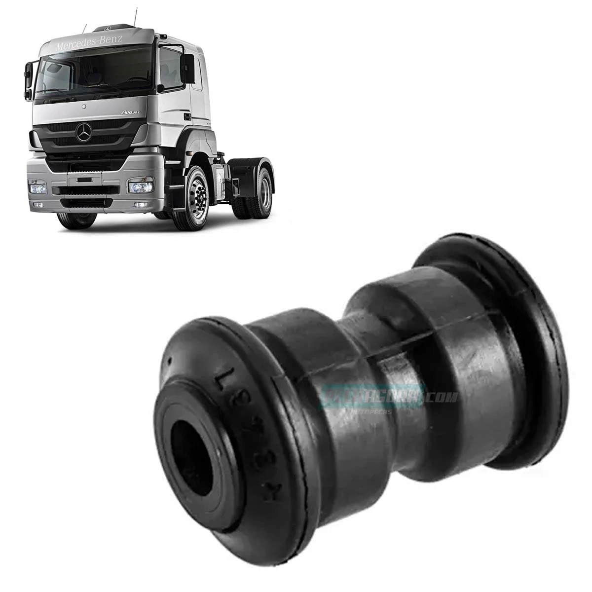 BUCHA MOLA DIANTEIRA PARTE TRASEIRO MB AXOR ATEGO MERCEDES BENZ (9583200344_)