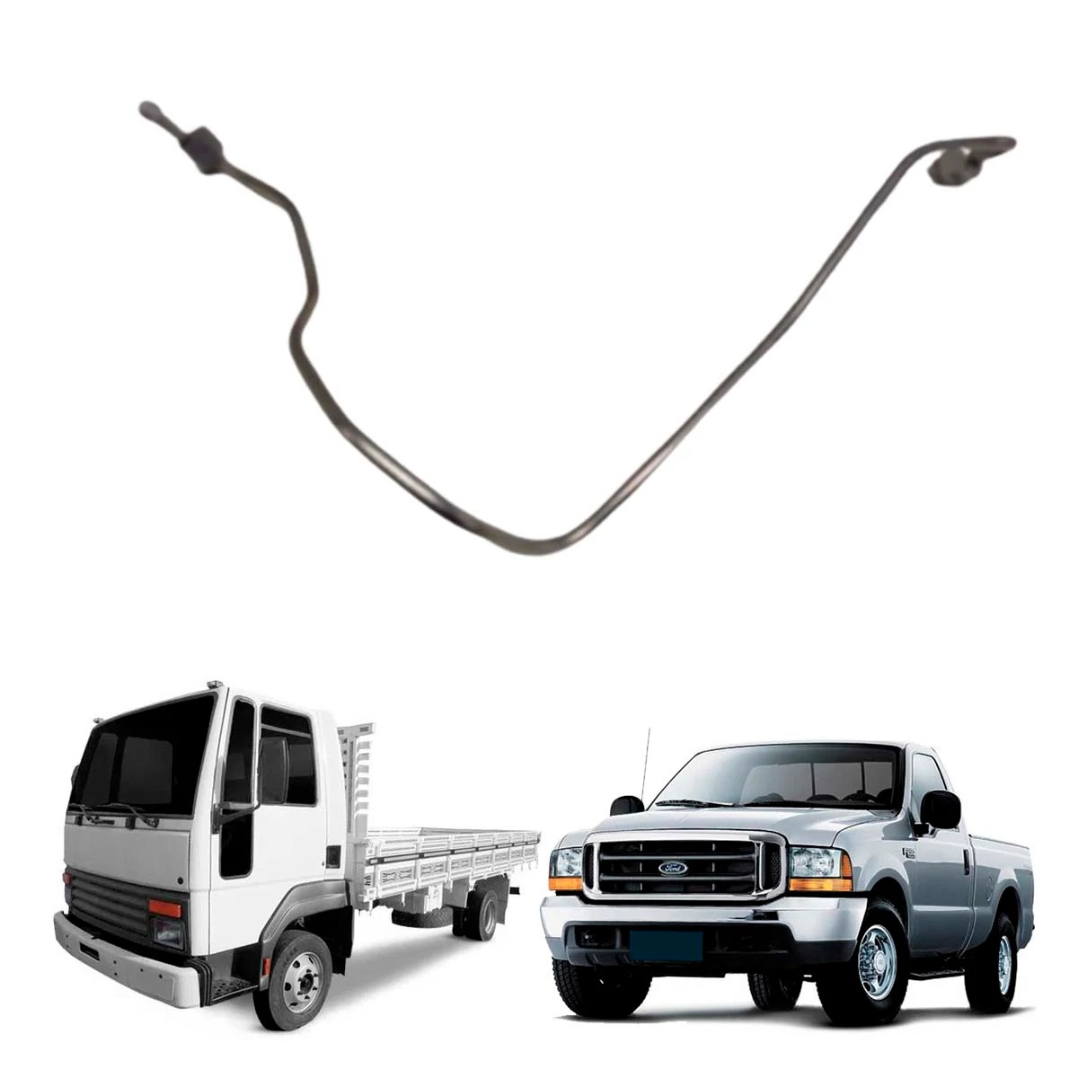 TUBO INJETOR 3 CILINDRO MOTOR CUMMINS 4BT PORCAS AB FORD CARGO 814 F250 F1000 F4