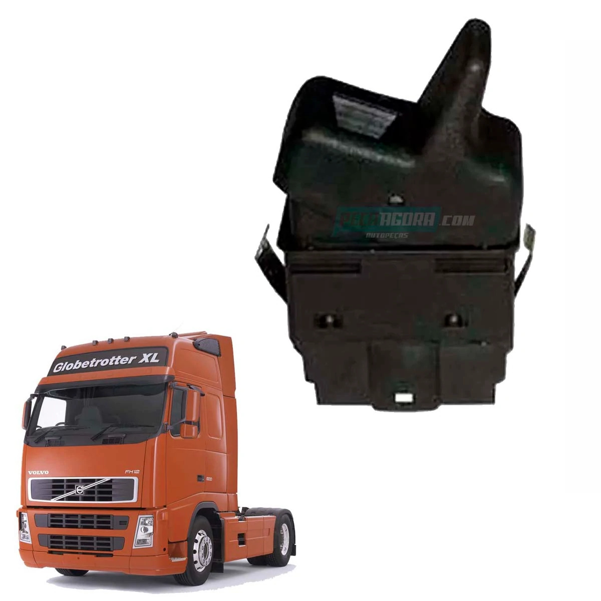 INTERRUPTOR FREIO MOTOR 3 POSICOES VOLVO FH FM FMX NH  (8157761,)