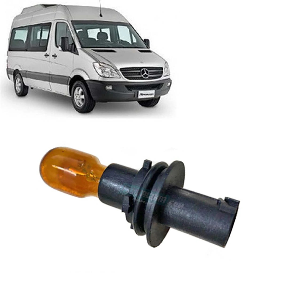 LAMPADA PISCA RETROVISOR MB SPRINTER CDI 415 515 311 2012 EM DIANTE (0008201277.