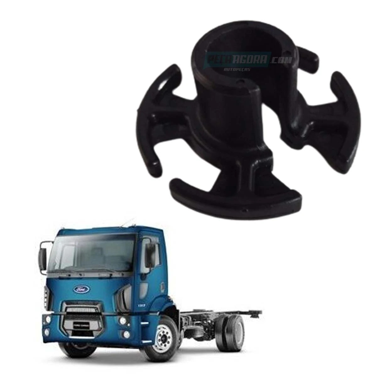 MOLDURA GUARDA PO ALAVANCA MUDANCAS FORD NOVO CARGO 1317 4X2 A 3031 8X2 (BC457E3