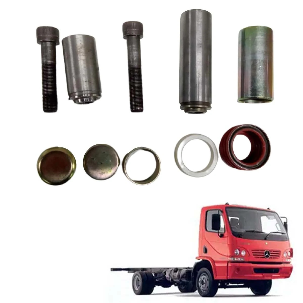 KIT DE REPARO CALIPER KNORR 17,5 BI-PARTIDO MB ACCELO 715C 915C (BRD1430-BZ0645)