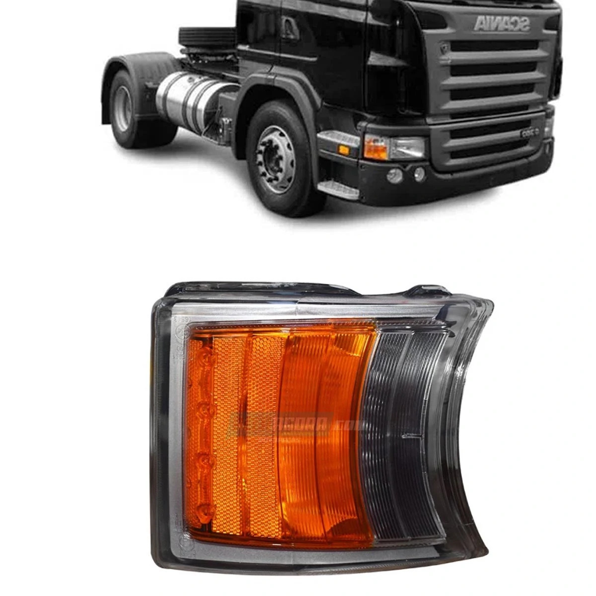 LANTERNA SETA PISCA DIANTEIRO LED SCANIA S5 2012... P250 P310 P360 P440 G400 (19