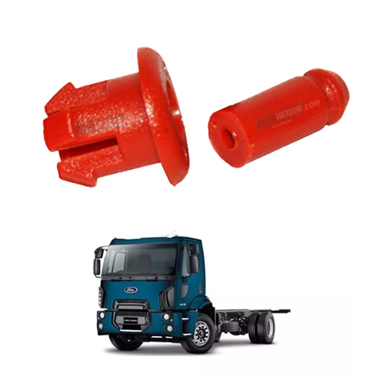 GRAMPO FIXACAO PARACHOQUE DIANTEIRO FORD NOVO CARGO 2011... (BH1X17C700AA.)