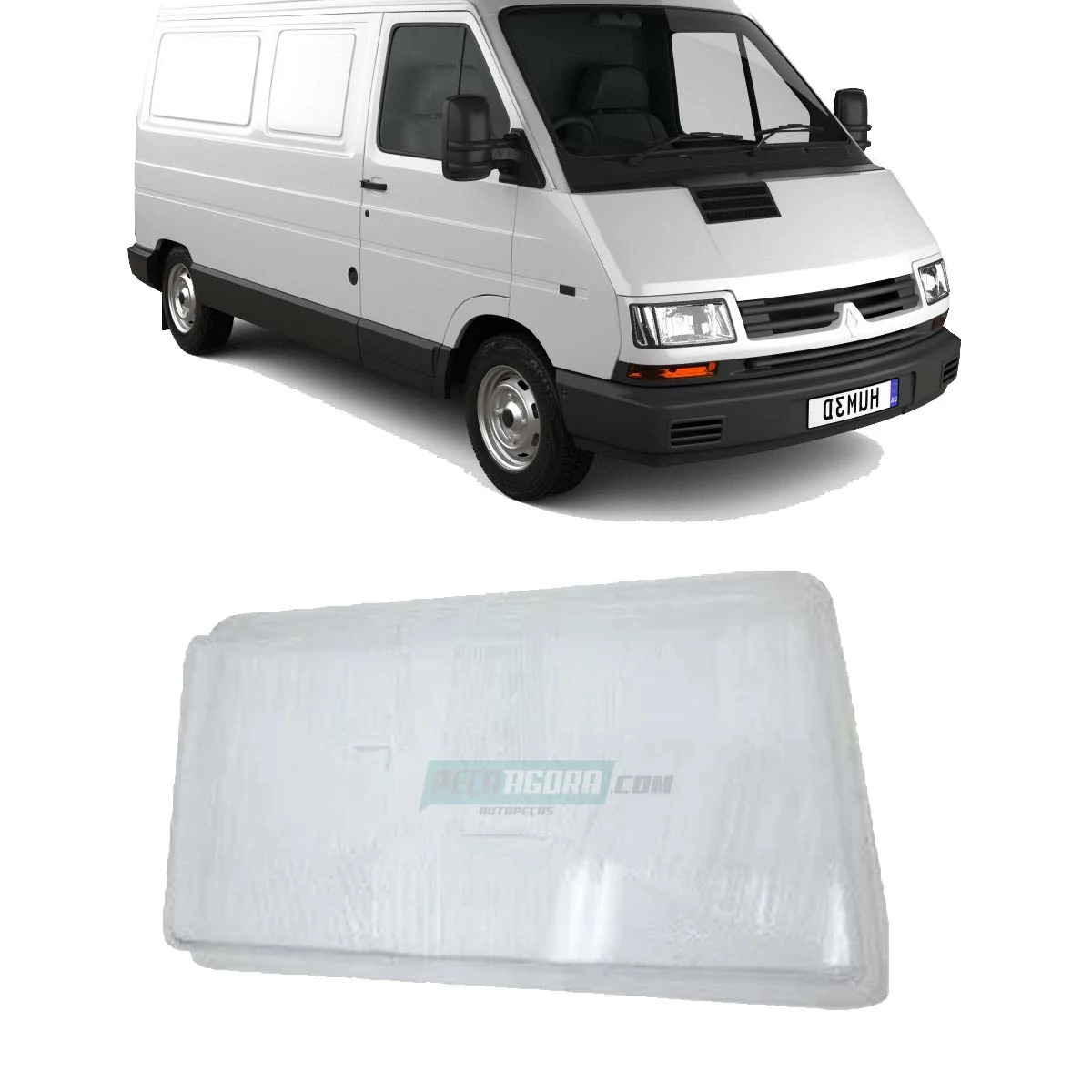 LENTE FAROL DIR VAN RENAULT TRAFIC SPACE VAN 95 DIANTE (VA2964)